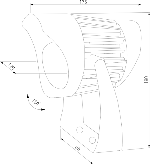 Светильник уличный Elektrostandard Landscape 35186/S