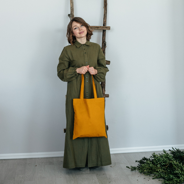 Сумка-шоппер ОМурМебель Горчичный