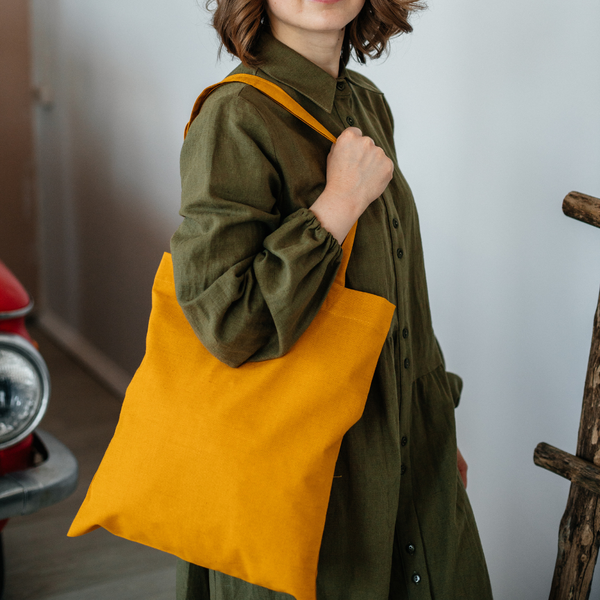 Сумка-шоппер ОМурМебель Горчичный