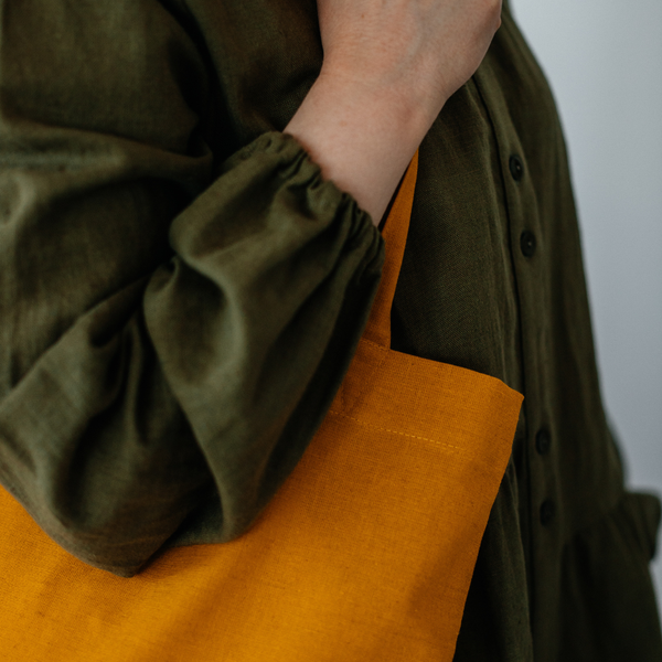 Сумка-шоппер ОМурМебель Горчичный