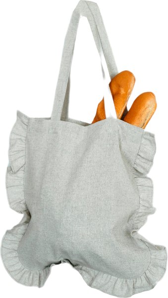 Сумка-шоппер ОМурМебель Серый рюши - фото