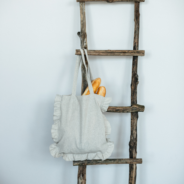 Сумка-шоппер ОМурМебель Серый рюши