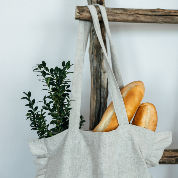 Сумка-шоппер ОМурМебель Серый рюши