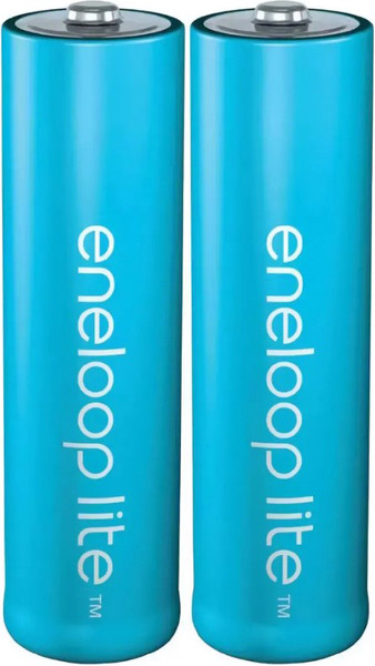Комплект аккумуляторов Panasonic Eneloop Lite AAA 550mAh BL2 / BK-4LCCE/2CP - фото