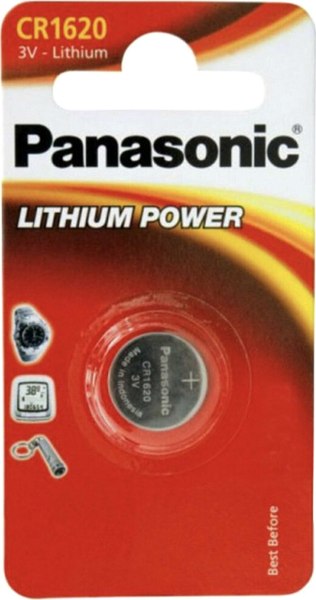 Батарейка Panasonic Lithium CR1620 BL1 (CR-1620EL/1B) - фото