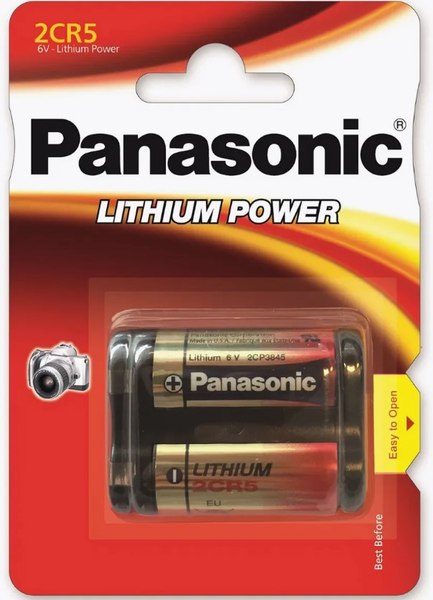 Батарейка Panasonic Lithium Power 2CR5 BL1 (2CR-5L/1B)