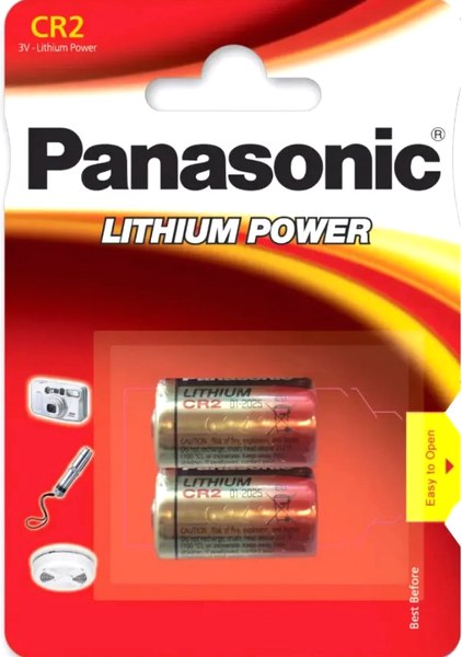 Комплект батареек Panasonic Lithium Power CR2 BL2 (CR-2L/2B) - фото