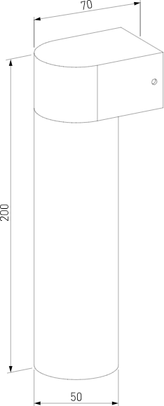 Бра уличное Elektrostandard Nork 35187/D