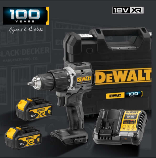Профессиональная дрель-шуруповерт DeWalt DCD100P2T