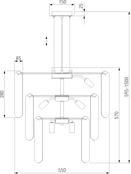 Люстра Евросвет Claire 60171