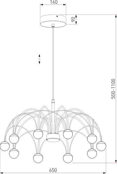 Люстра Евросвет Ragno 90034/10