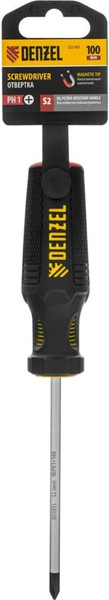 Отвертка Denzel PH1х100 мм S2 / 121747