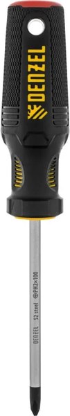Отвертка Denzel PH2х100 мм S2 / 121787 - фото