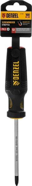 Отвертка Denzel PH2х100 мм S2 / 121787