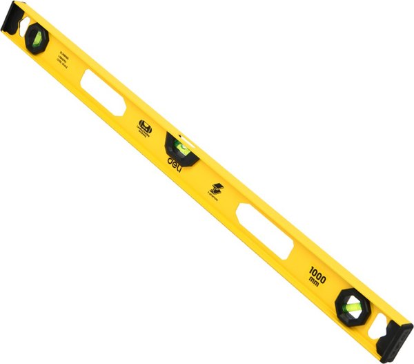 Уровень строительный Deli Пузырьковый / EDL291000G - фото