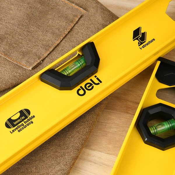 Уровень строительный Deli Пузырьковый / EDL291000G