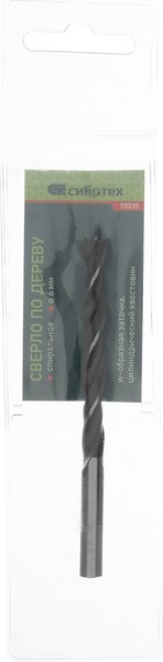 Сверло СибрТех по дереву / 70235