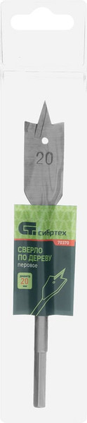 Сверло СибрТех по дереву перовое / 70370