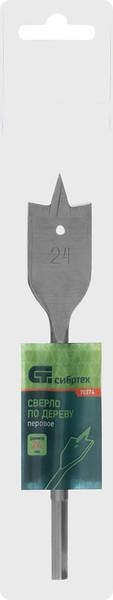 Сверло СибрТех по дереву перовое / 70374