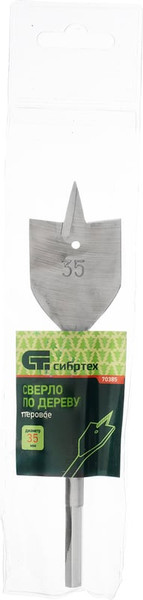 Сверло СибрТех по дереву перовое / 70385