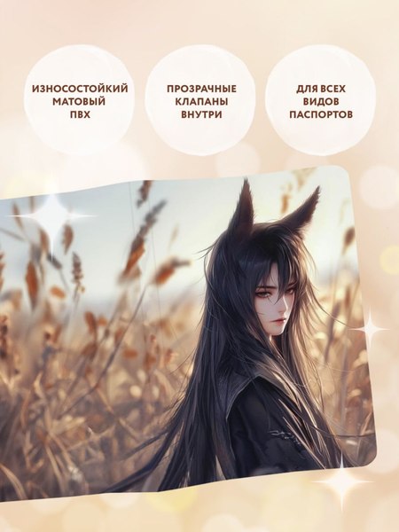 Обложка на паспорт Эксмо Маньхуа. Лис / 9785041997885