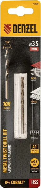 Сверло Denzel по металлу 71409
