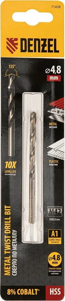 Сверло Denzel по металлу 71438