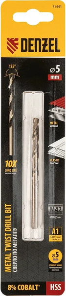 Сверло Denzel по металлу 71441