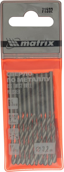 Набор сверл Matrix по металлу 71532