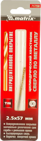 Сверло Matrix по металлу 717250