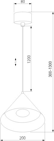 Потолочный светильник Elektrostandard Conus 50316 LED 4000К