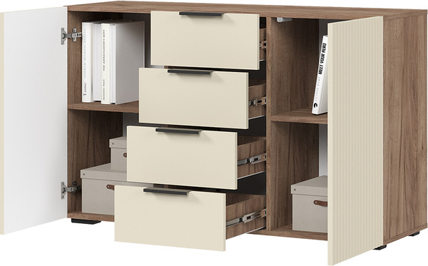 Тумба Стендмебель Соната КМ 01 (моно керамика/дуб крафт табачный)