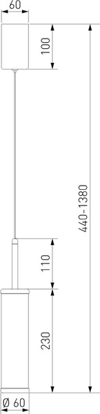Люстра Евросвет Stark 50386/1 LED 3000К