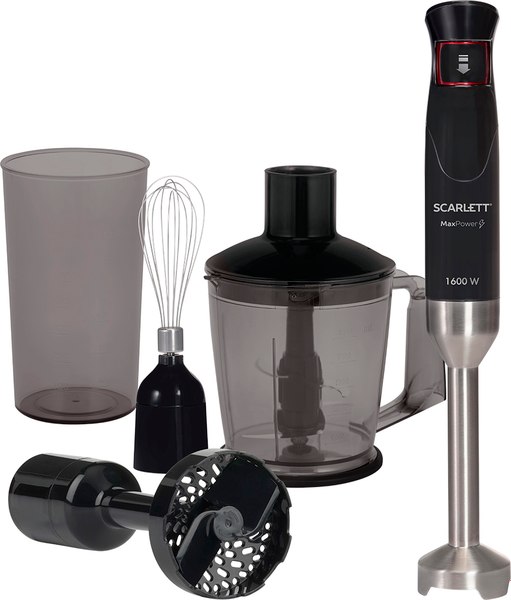 Блендер погружной Scarlett SC-HB42M35 (черный) - фото