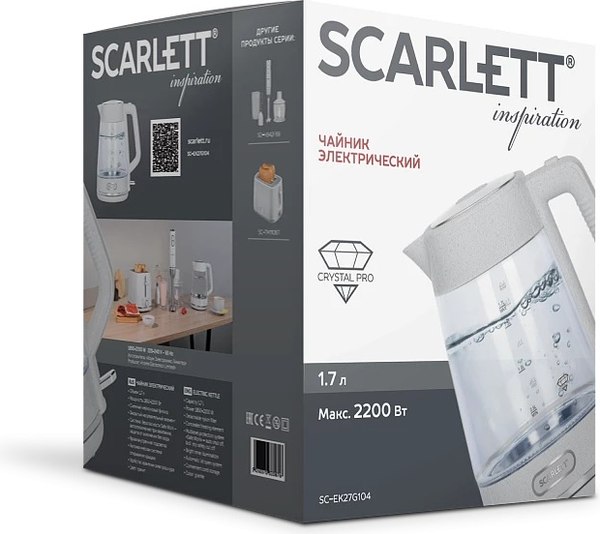 Электрочайник Scarlett SC-EK27G104 (гранит)