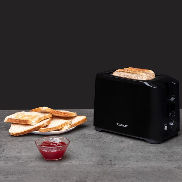 Тостер Scarlett SC-TM11066 (красный/черный)