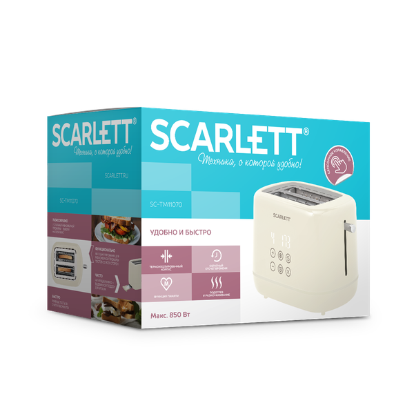 Тостер Scarlett SC-TM11070 (бежевый)