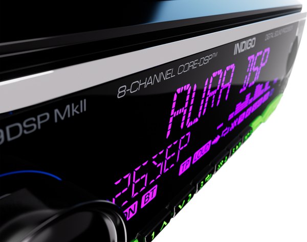 Бездисковая автомагнитола AURA Indigo-879DSP MKII Hi-Power