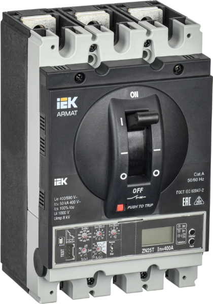 Выключатель автоматический IEK AR-MCCB-3G-050-0250A-ELPC - фото