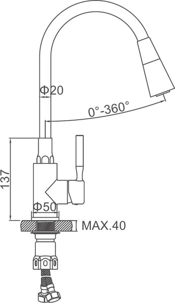 Смеситель Ledeme L74199-16