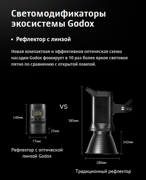 Комплект осветителей студийных Godox Knowled MS60Bi 4K / 32655