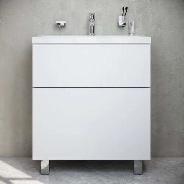 Тумба с умывальником AM.PM Gem M90-FSX0752-WC0752WG - фото