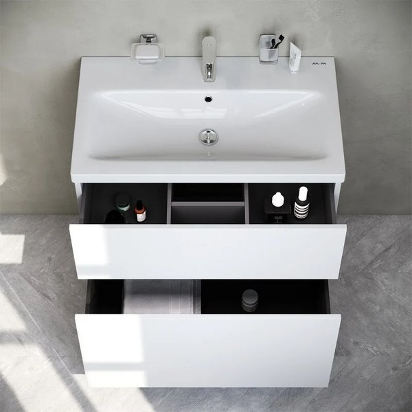 Тумба с умывальником AM.PM Gem M90-FSX0752-WC0752WG