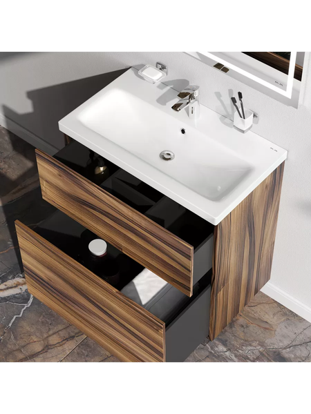 Тумба с умывальником AM.PM Gem M90-FSX0752HF-WCC0752WG