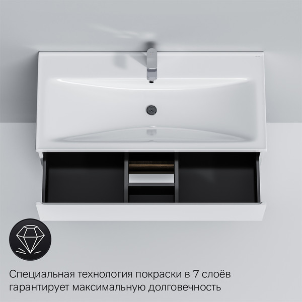 Тумба с умывальником AM.PM X-Joy M85A-FSX1002-WC1002WG