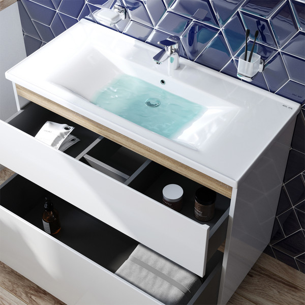 Тумба с умывальником AM.PM X-Joy M85A-FSX1002-WC1002WG