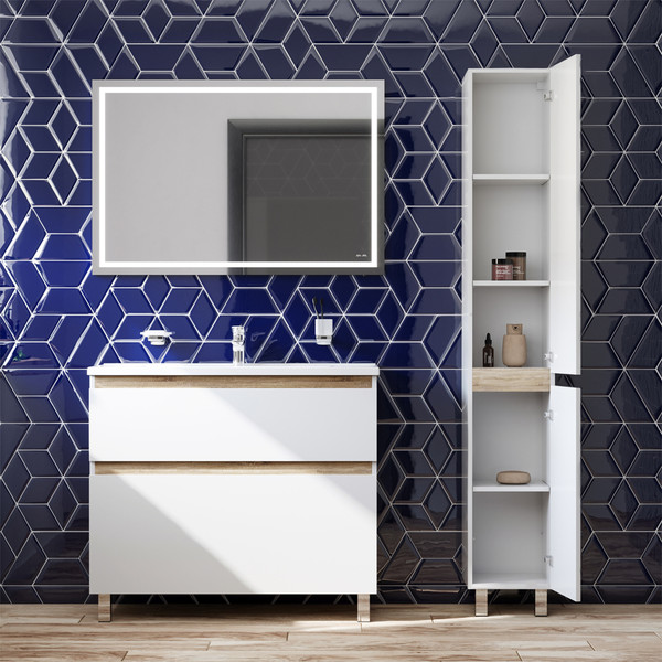 Тумба с умывальником AM.PM X-Joy M85A-FSX1002-WC1002WG