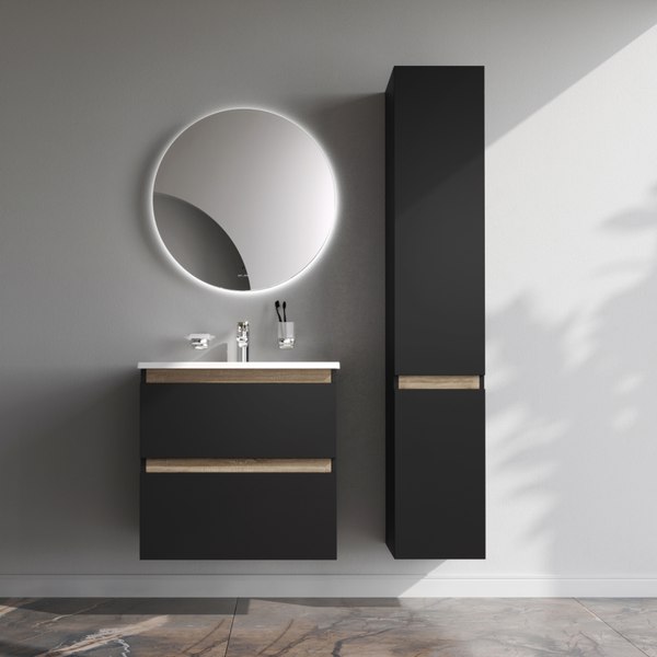 Тумба с умывальником AM.PM X-Joy M85-FHX0652BM-WCC0652WG