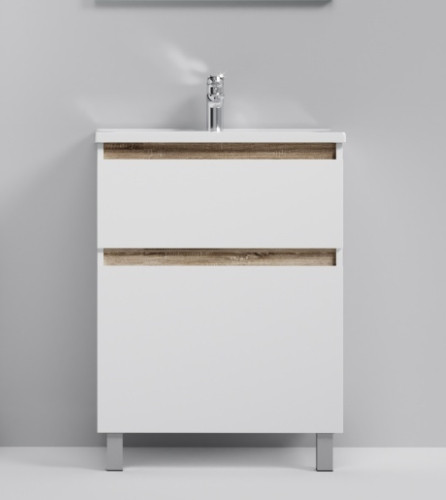 Тумба с умывальником AM.PM X-Joy M85A-FSX0552-WC0552WG - фото