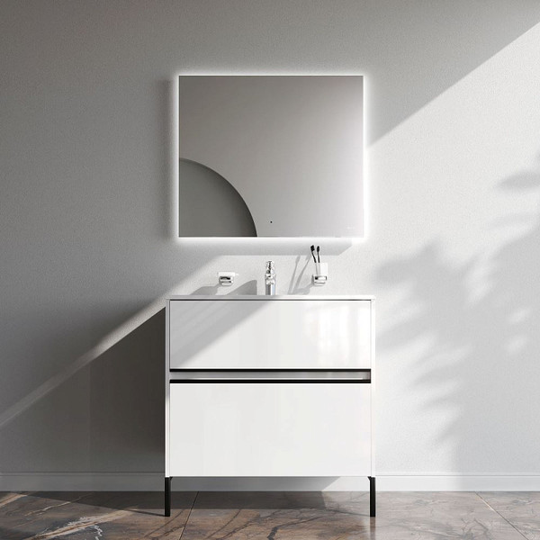 Тумба с умывальником AM.PM Sense M7B-FUX0802WG-WCC0802WG